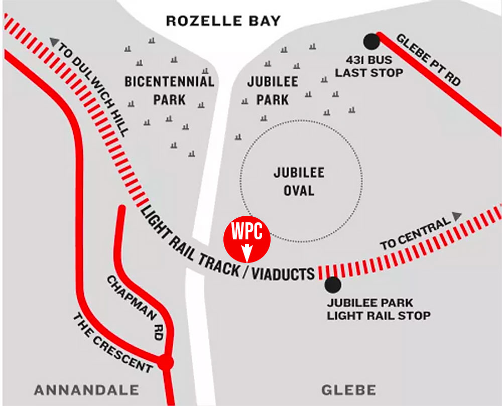 location map for the Workshop for Potential Cinema